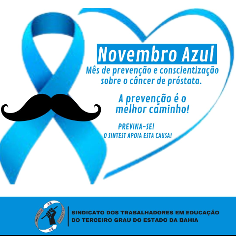 Novembro Azul/ Mês de prevenção e conscientização sobre o câncer de próstata