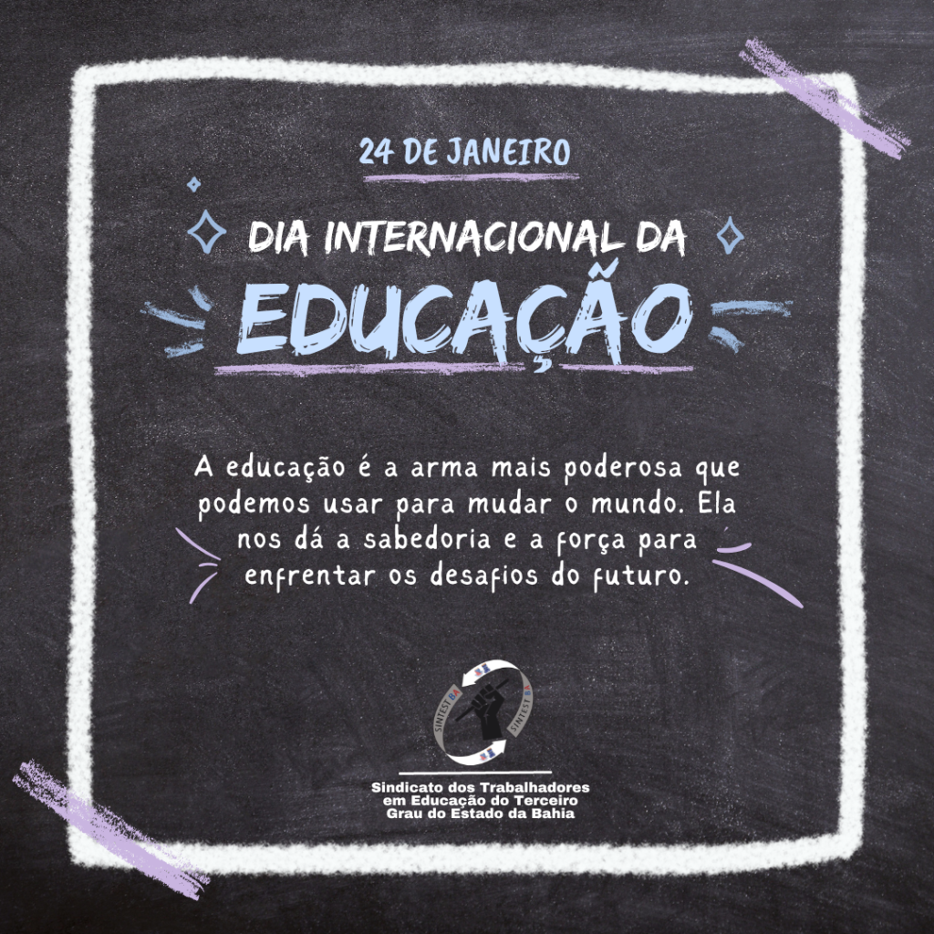 24 de janeiro: Dia Internacional da Educação