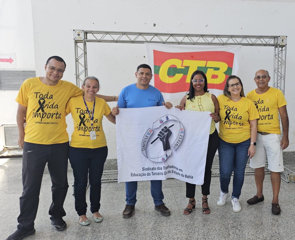 SINTEST-BA encerra campanha Setembro Amarelo com palestra