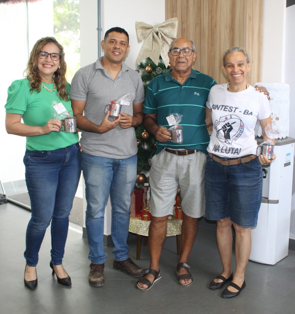 Sintest-BA Realiza Natal Solidário com Café da Manhã e Brinde Especial para Filiados