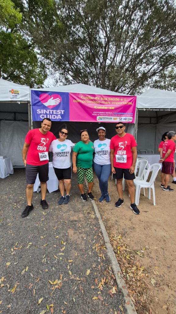 SINTEST marca presença na 5ª Volta da UEFS com ações de cuidado e relaxamento