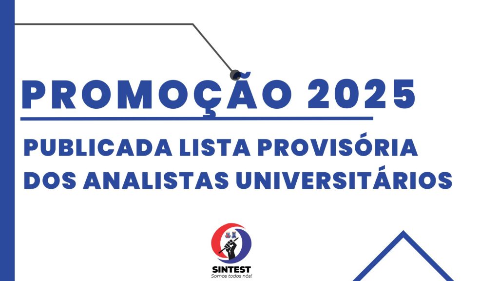 Publicada lista provisória de servidores promovidos em 2025