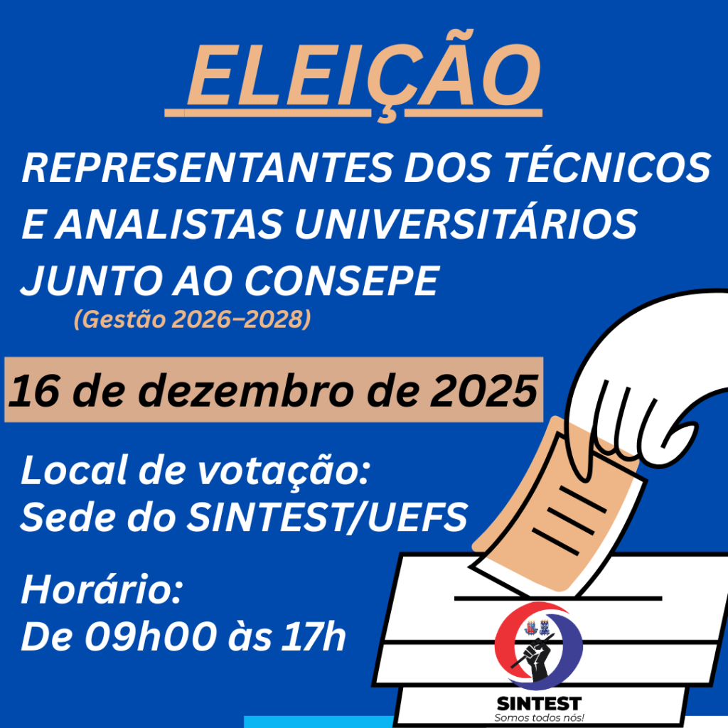 Eleição de Representantes no CONSEPE – UEFS