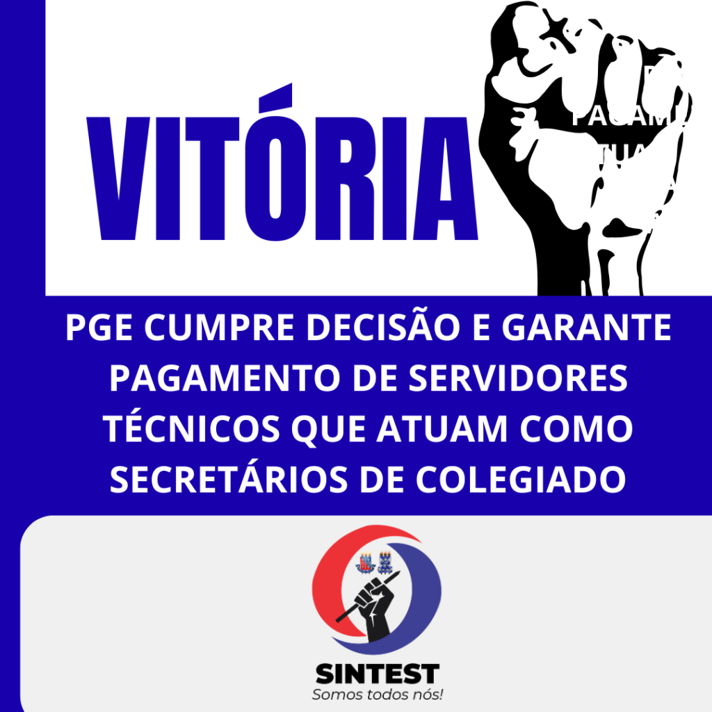 VITÓRIA: PGE cumpre decisão e garante pagamento de servidores técnicos que atuam como secretários de colegiado